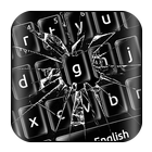 Black Broken Glass Keyboard Zeichen
