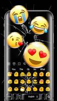 Black Broken Glass Keyboard Screenshot 2