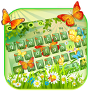 Green Garden Butterfly Keyboard APK