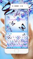 Butterfly Love Flower poster