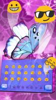 Butterfly Keyboard Theme Ekran Görüntüsü 2