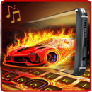 Burning car keyboard APK