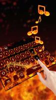 Burning flame keyboard Screenshot 1