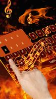 Burning flame keyboard Screenshot 2