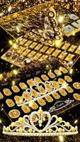 Gold Diamond Crown Keyboard 截圖 2