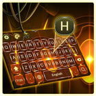 alien gold light keyboard biochemistry amber icône