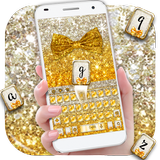 Glimmer Bowknot  Gold keyboard 图标