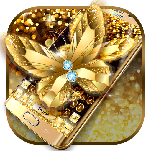 Golden Butterfly Keyboard