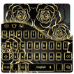 preto ouro rosa teclado