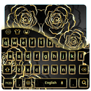 preto ouro rosa teclado APK