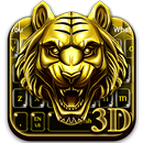 3D Golden Tiger Keyboard-APK