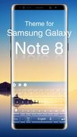 Teclado para Galaxy Note 8 Cartaz