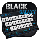 Black White Galaxy keyboard APK
