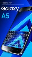 Motyw klawiatury dla Galaxy A5 plakat