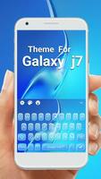 Tema de teclado para Galaxy J7 Poster