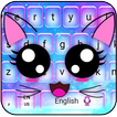 Galaxy Kitty Keyboard Theme