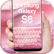 Teclado para Galaxy S8 Pink