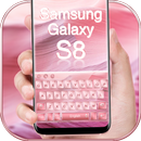 Teclado para Galaxy S8 Pink APK