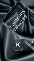 Clavier noir pour Galaxy S9 Affiche