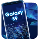 Galaxy S9 için Mavi Klavye APK