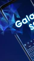 Clavier bleu pour Galaxy S9 Affiche