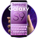 Purple Keyboard for Galaxy S9 aplikacja