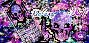 Galaxy Skull Keyboard