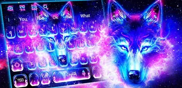 Galaxy Wild Wolf Keyboard