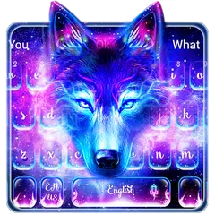 Galaxy Wild Wolf Keyboard