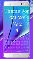 Keyboard Theme For Galaxy Note 4 Affiche