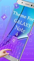 Keyboard Theme For Galaxy Note 4 capture d'écran 1