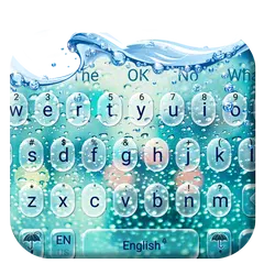 Glass Water Drop Keyboard