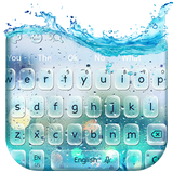 Glass water keyboard theme ícone