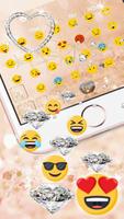 Glitter Diamond Jewelry Keyboard ภาพหน้าจอ 1