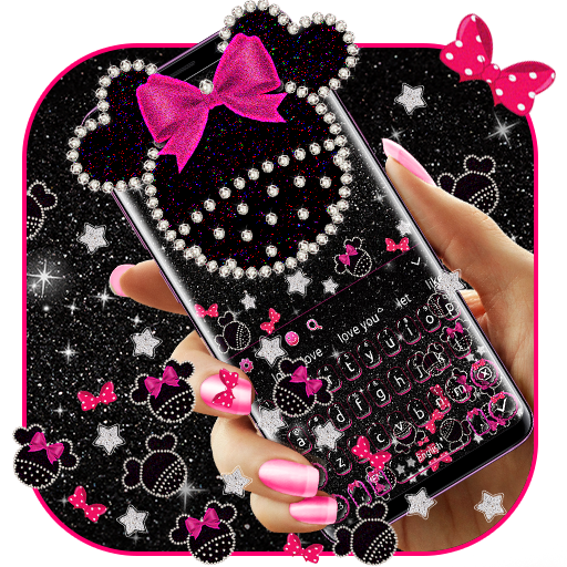 Glitter Minny Gravity keyboard