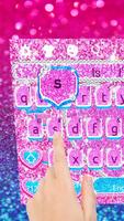 Glitter Keyboard Theme capture d'écran 1
