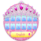 Glitter Princess Keyboard-icoon