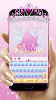 Glitter Princess Keyboard پوسٹر