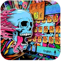 Graffiti skull keyboard APK download