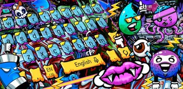 Graffiti Wall Keyboard Theme