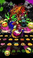 Graffiti Wallpaper Keyboard Theme 스크린샷 1