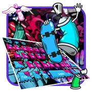 Graffiti Keyboard Theme