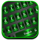 Clavier en métal noir vert APK