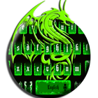 Green Flame Dragon Keyboard Theme biểu tượng