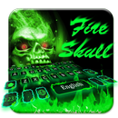 Green Fire Skull Keyboard APK