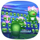 Clavier de grenouille vert HD icône