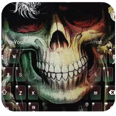 Green Skull Keyboard Theme APK download