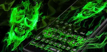 Green Skull Keyboard