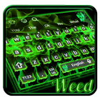 Grüne Schädel-Tastatur Zeichen