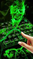 Green Skull Keyboard syot layar 1